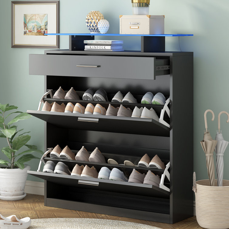 Accent shoe online cabinet